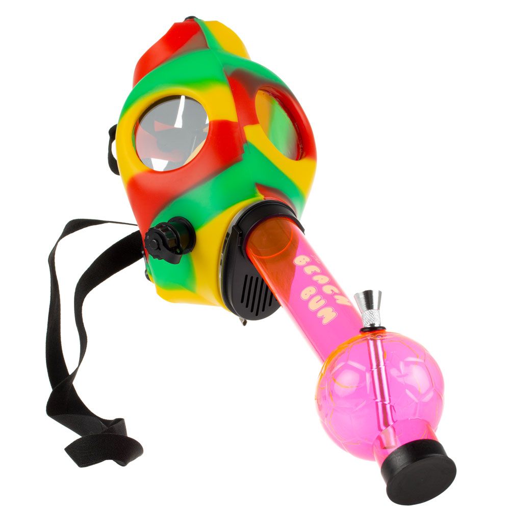  The Beach Bum Gas Mask Bong with Acrylic Tube