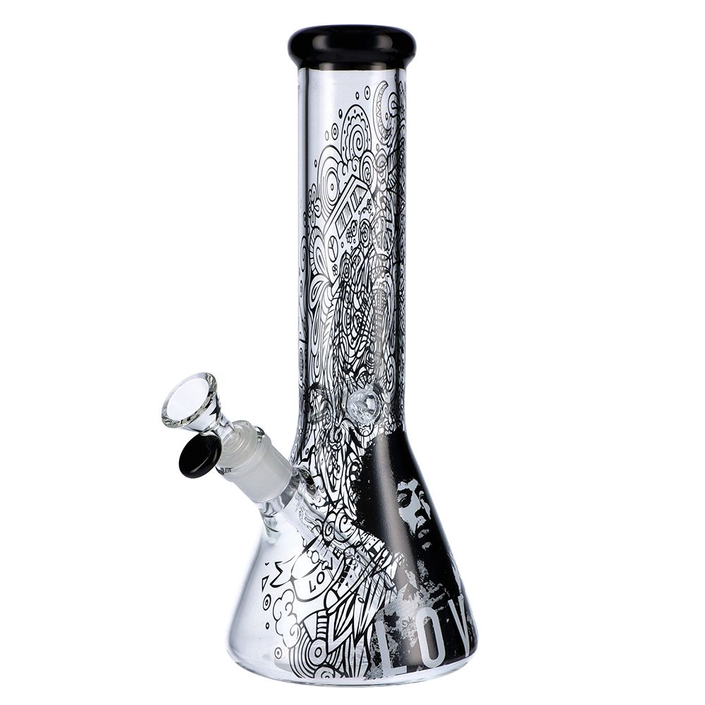  Famous Brandz Jimi Love Beaker Ice Bong | 12 Inch