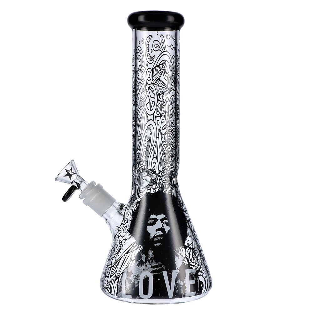  Famous Brandz Jimi Love Beaker Ice Bong | 12 Inch