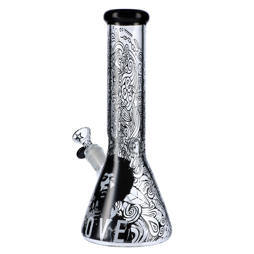  Famous Brandz Jimi Love Beaker Ice Bong | 12 Inch