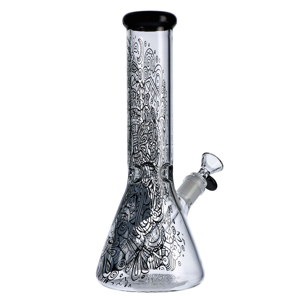  Famous Brandz Jimi Love Beaker Ice Bong | 12 Inch