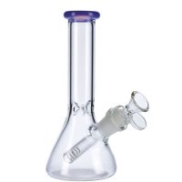 Beaker Base Glass Bong with Frosted Joint | 8 Inch