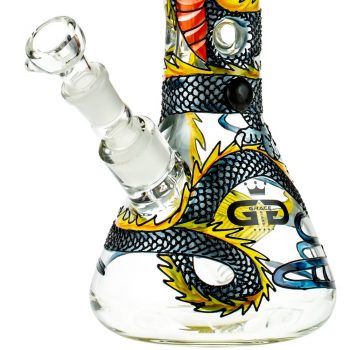 Grace Glass Art Series Dragon Beaker Ice Bong | 7mm