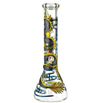 Grace Glass Art Series Dragon Beaker Ice Bong | 7mm