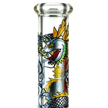 Grace Glass Art Series Dragon Beaker Ice Bong | 7mm