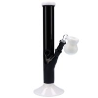 Colored Glass Straight Ice Bong | 12 Inch