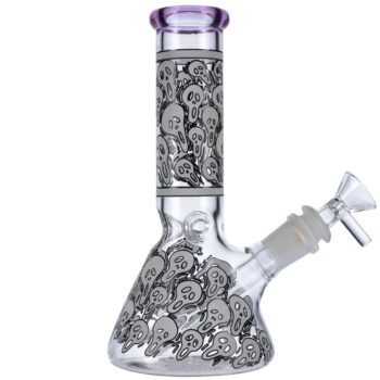 Ghost Face Mini Beaker Base Ice Bong