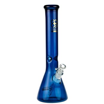 Glasscity Limited Edition Beaker Ice Bong | Cobalt Blue