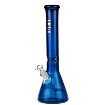 Glasscity Limited Edition Beaker Ice Bong | Cobalt Blue