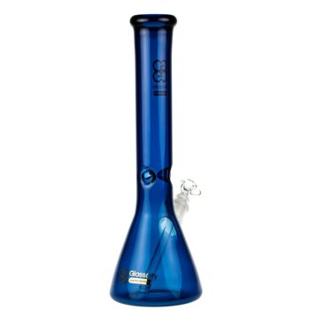 Glasscity Limited Edition Beaker Ice Bong | Cobalt Blue