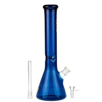 Glasscity Limited Edition Beaker Ice Bong | Cobalt Blue