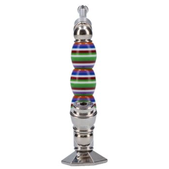 Metal Mini Bong with Color Bands