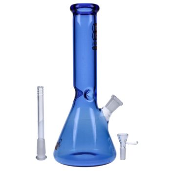 Glasscity Limited Edition Beaker Ice Bong | Blue | Small