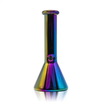 Iridescent Color Shift Beaker Base Ice Bong