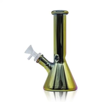 Iridescent Color Shift Beaker Base Ice Bong