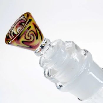 Blaze Glass - Complete Mix and Match Kit - Liquid Cooling Spiral Bong - Black and Orange