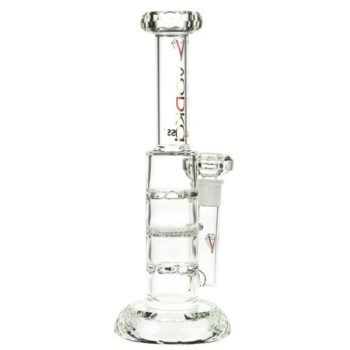 Vodka Glass Moonstone Straight Triple Percolator Bong