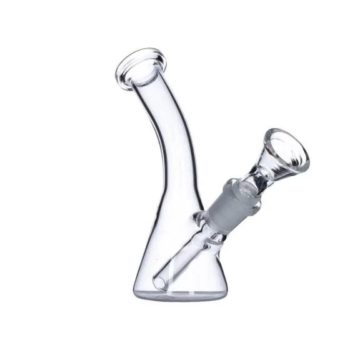 Everyday Essentials Bent Neck Mini Beaker Bong | 5 Inch