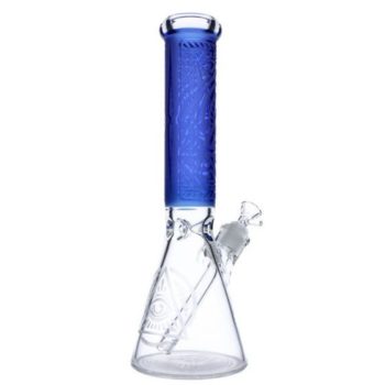 Pyramid Eye Beaker Base Ice Bong | 14 Inch