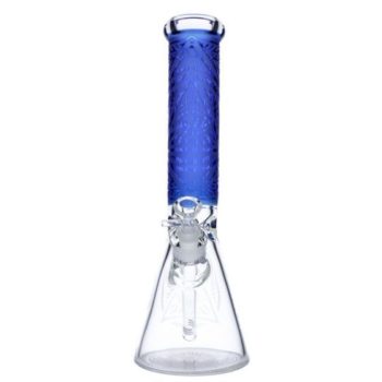 Pyramid Eye Beaker Base Ice Bong | 14 Inch