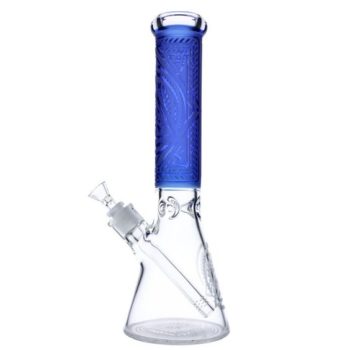 Pyramid Eye Beaker Base Ice Bong | 14 Inch