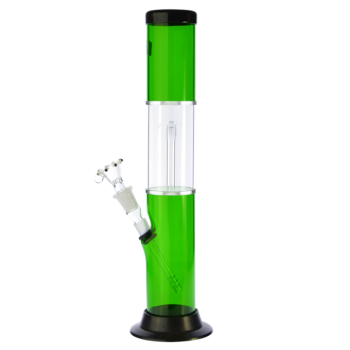 Acrylic Bong with Arched Perc Glass Downstem and Herb Bowl