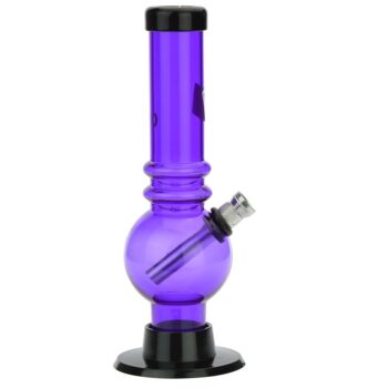 Acrylic Straight Bubble Base Mini Bong with Marias