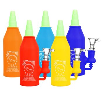 Asian Hot Sauce Silicone Water Pipe