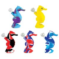 Premium Silicone Seahorse Molded Bong