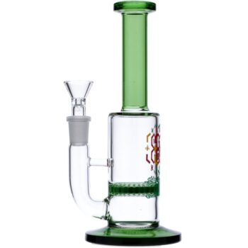 Straight Tube Colored Glass Bong