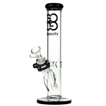 Glasscity Straight Cylinder Ice Bong | 10 Inch