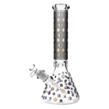 Designer Floral Diamond Print Bong