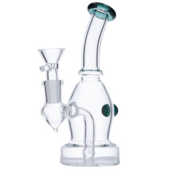 Glass Bubbler with Bent Neck