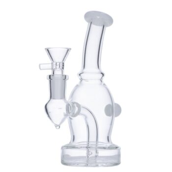 Glass Bubbler with Bent Neck