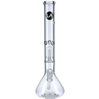 LA Pipes Beaker Ice Bong with Showerhead Percolator