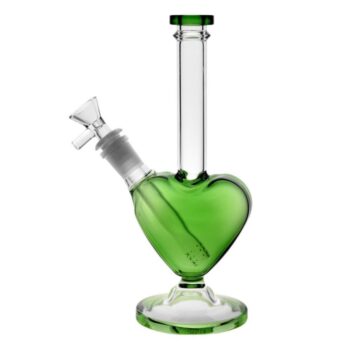 Love Heart Shaped Glass Bong