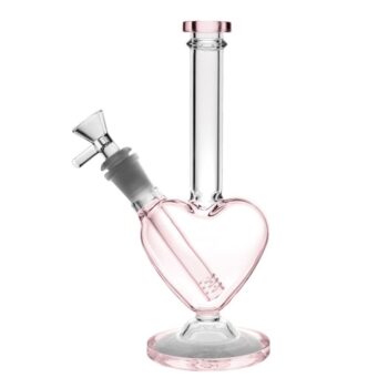 Love Heart Shaped Glass Bong