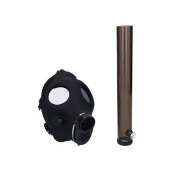 Silicone Gas Mask Bong with Acrylic Straight Tube